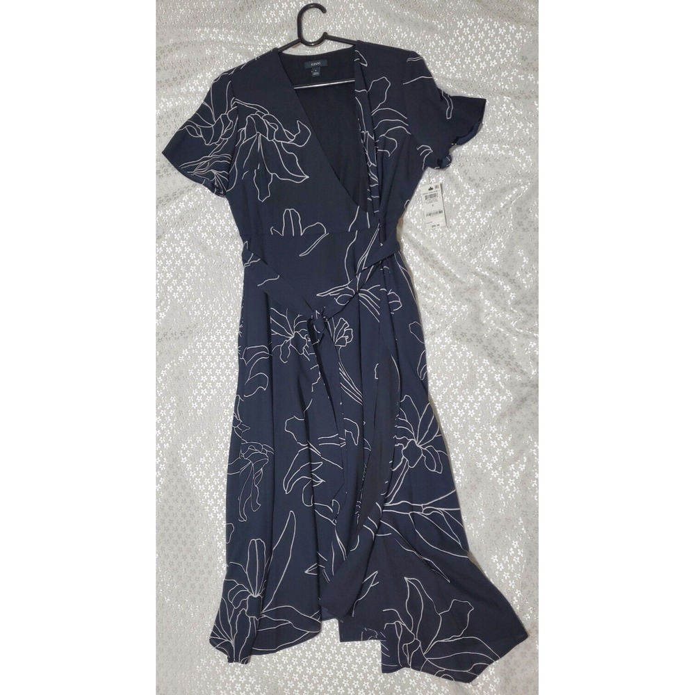 Alfani Black Dress DRDN Collage Minimal Flora 1 Size 6